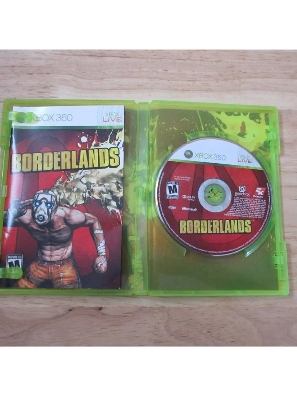 XBOX 360 Bundle 3 Video Games - Borderlands - Brink - Ghost Recon 2